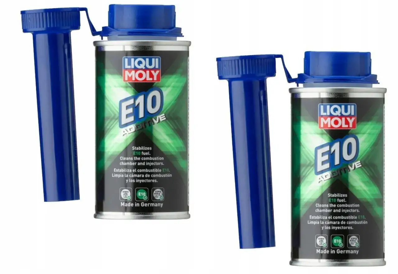 Dodatek do paliwa E10 Liqui Moly. Odpowiednie paliwo do kosiarki, stabilizuje i czyści układ paliwowy.